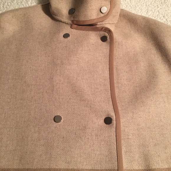 NWT! $745! Vince Wool Blend Cape M/L Coat Jacket - Picture 6 of 8