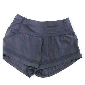 Lululemon Navy Blue High Rise Speed Short