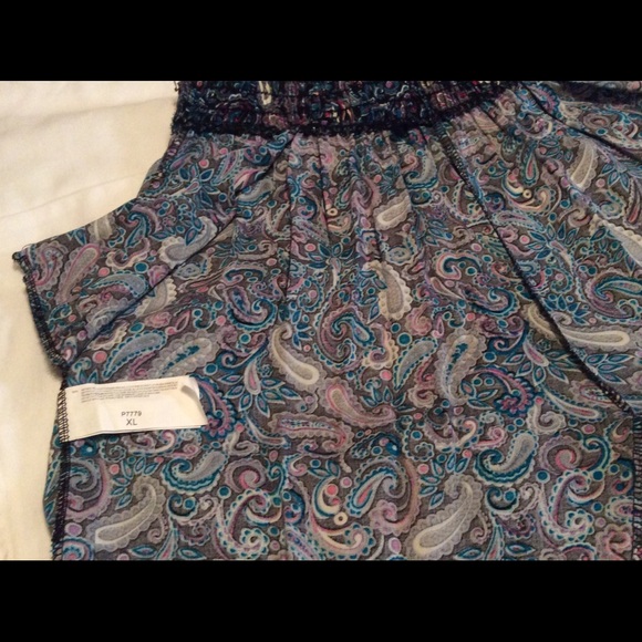 NWT Paisley Loose Fitted Pants with pockets / Harem boho style - Picture 4 of 7