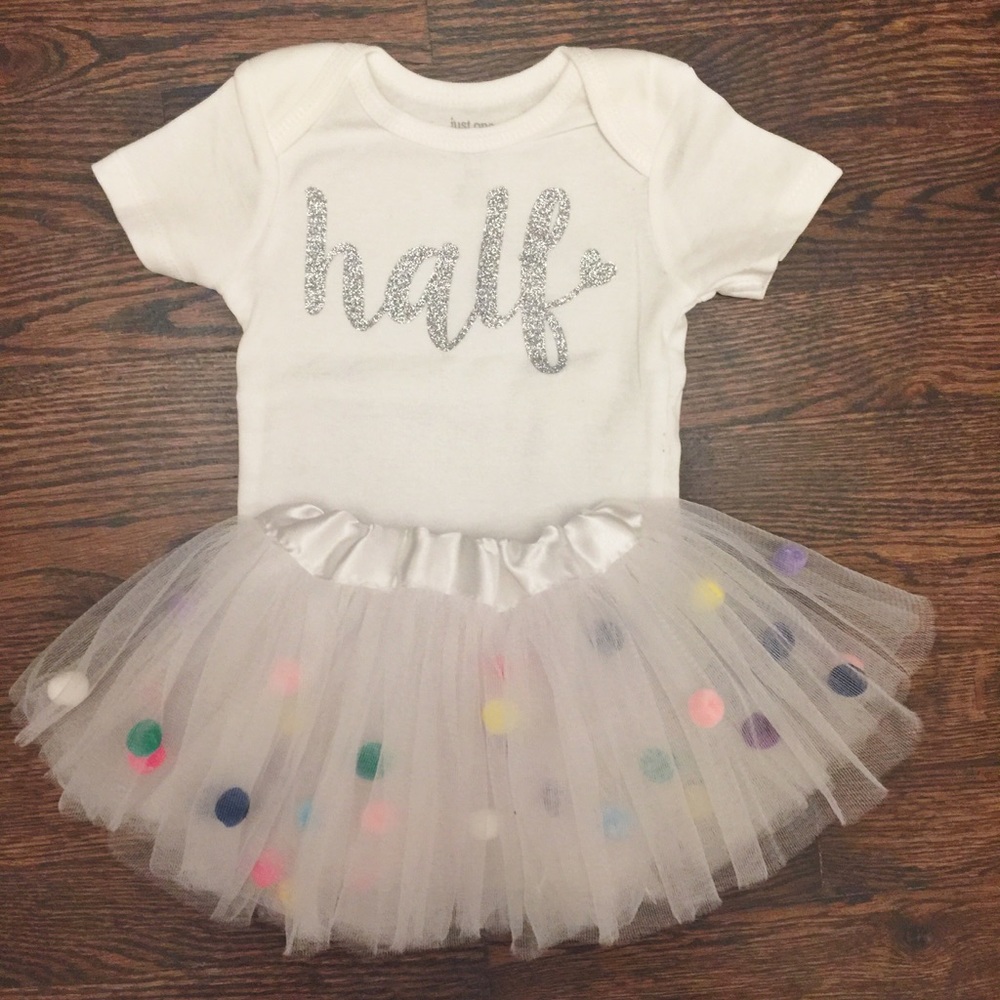 Half Birthday Tutu Outfit