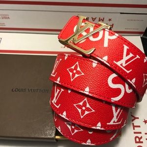 Louis Vuitton X Supreme Belt