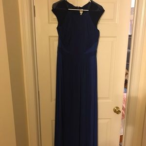 Long Blue Formal Dress Size 12