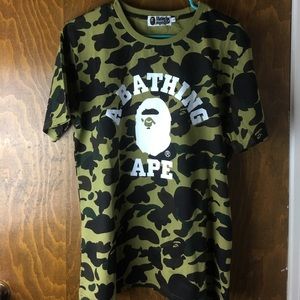 Bape Camouflage T-Shirt “Green”