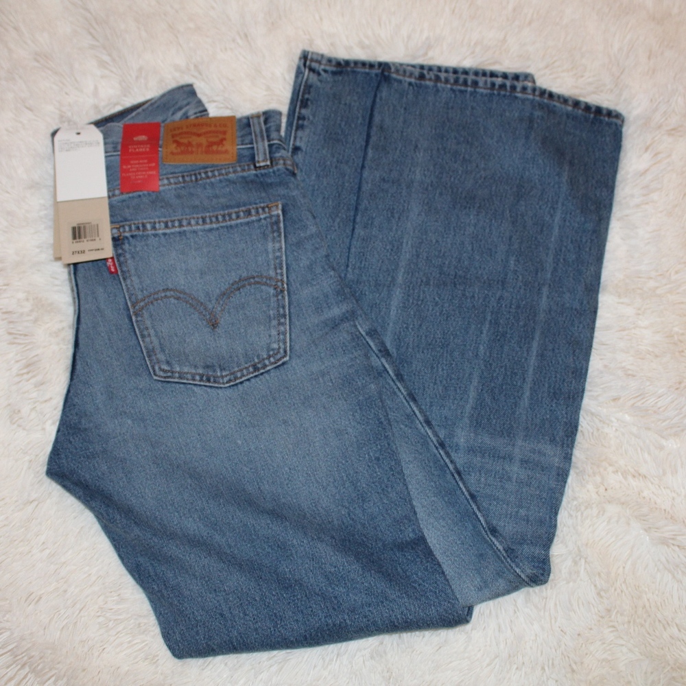 Levi High-Waisted Bell Bottom Jeans