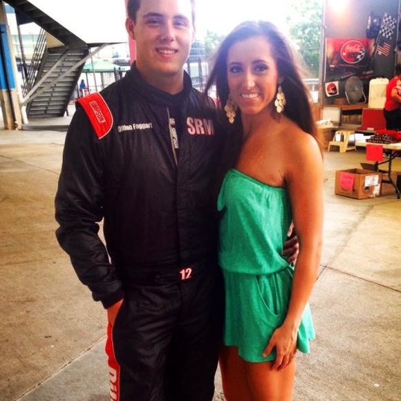 Aqua Blue Strapless Romper - Picture 3 of 3