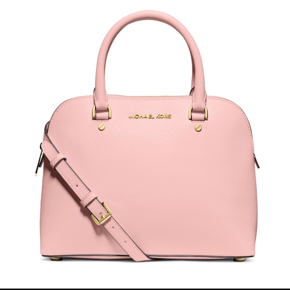 Michael Kors Woman's Pink Cindy Medium Saffiano