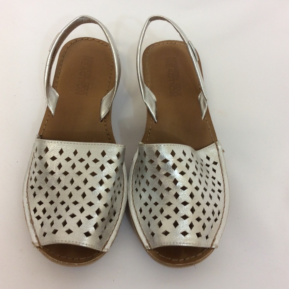 Silver Kenneth Cole Reaction Sandals