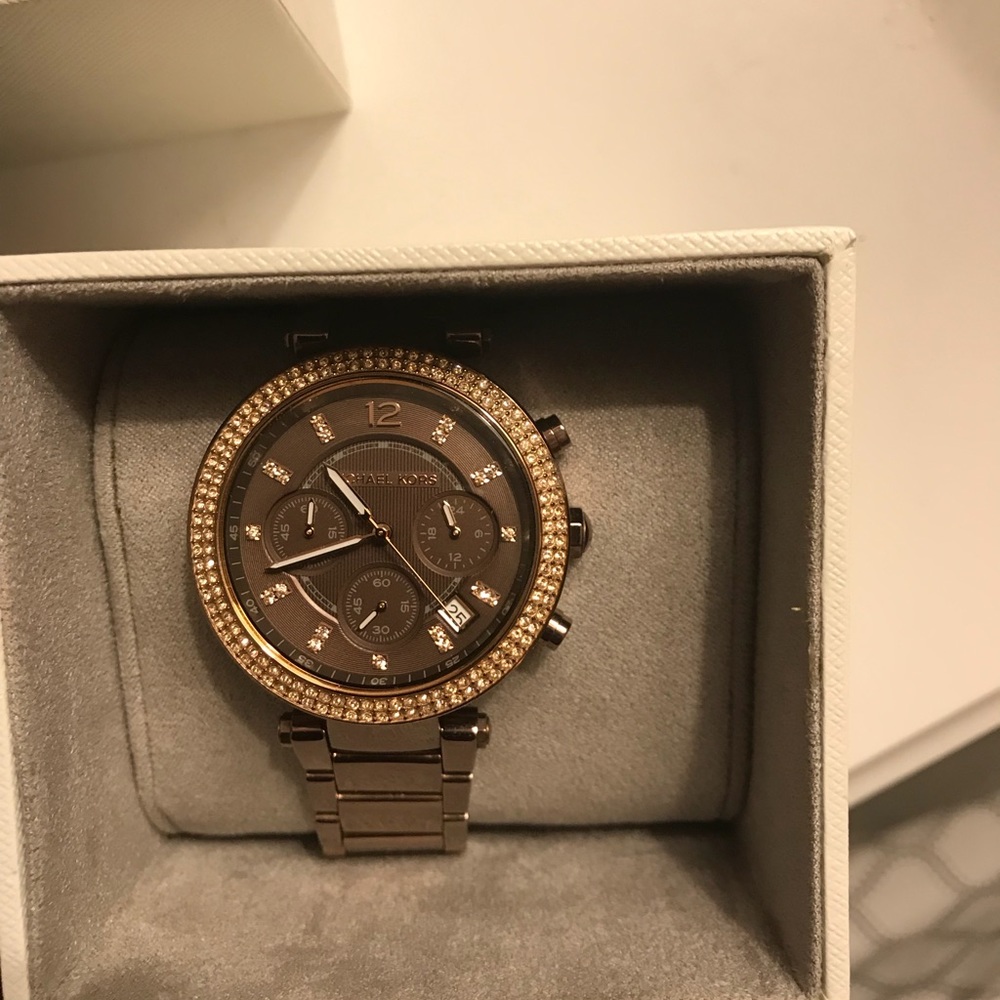 Bronze Michael Kors watch