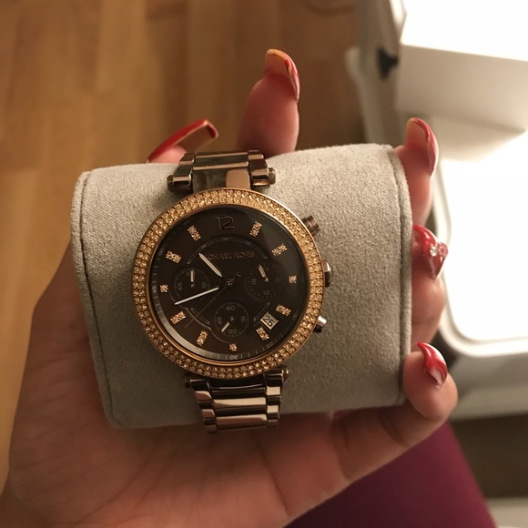 Bronze Michael Kors watch