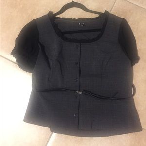 Apt 9 Belted Career Top