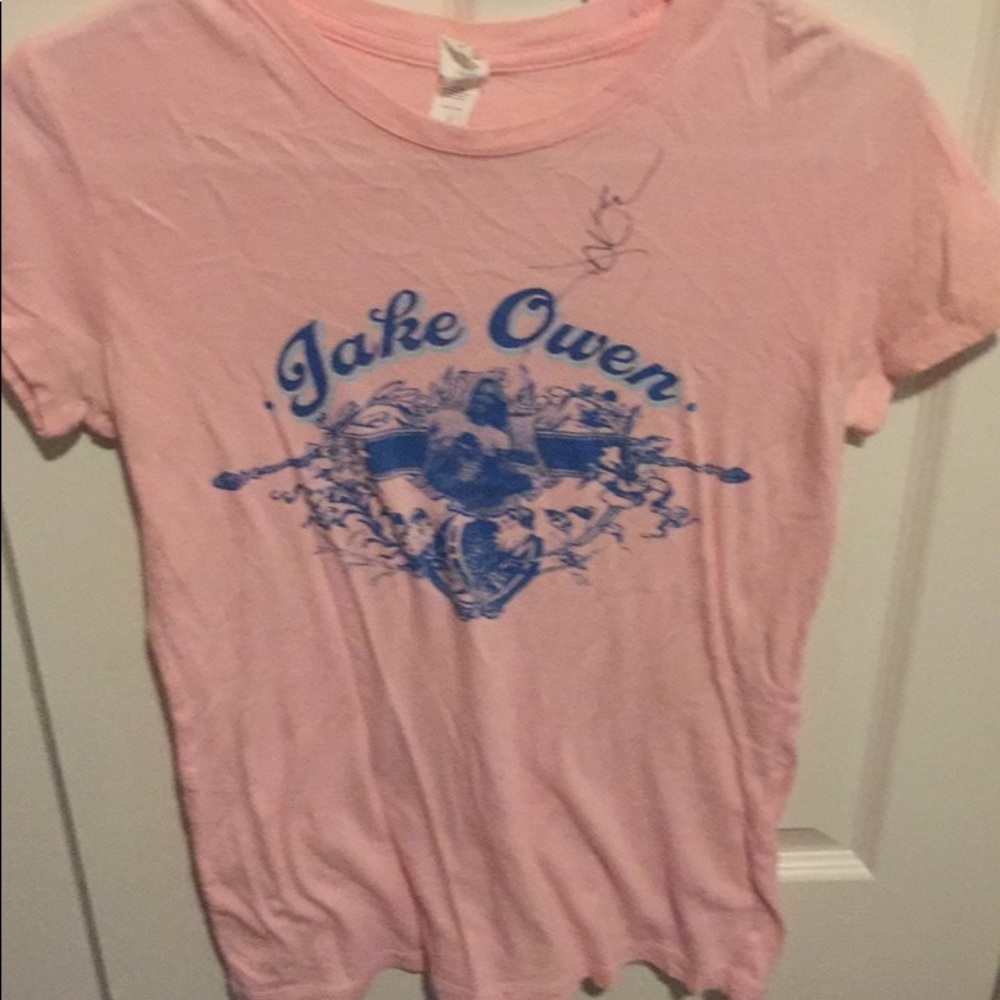 Jake Owen autograph shirt.