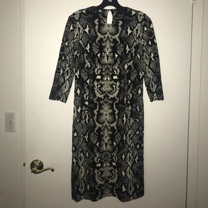 J McLaughlin python patterned dress