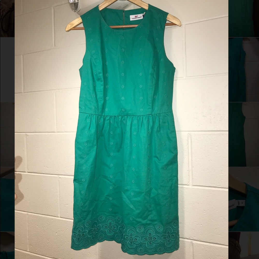 Vineyard Vines Green Kelly Dress