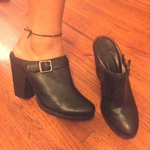 FRYE clogs w/ heel