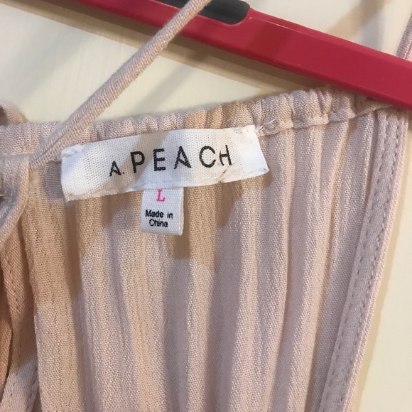 Cream/Nude flowy dress - Picture 2 of 4