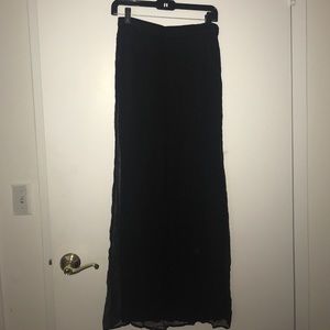 Chan Luu black maxi skirt