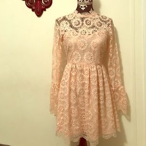 Pretty in Pink Lace Dress 🎀