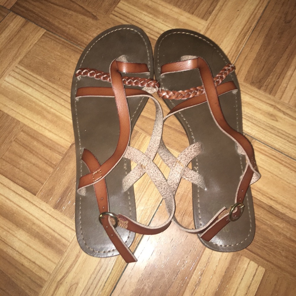 Brown sandals