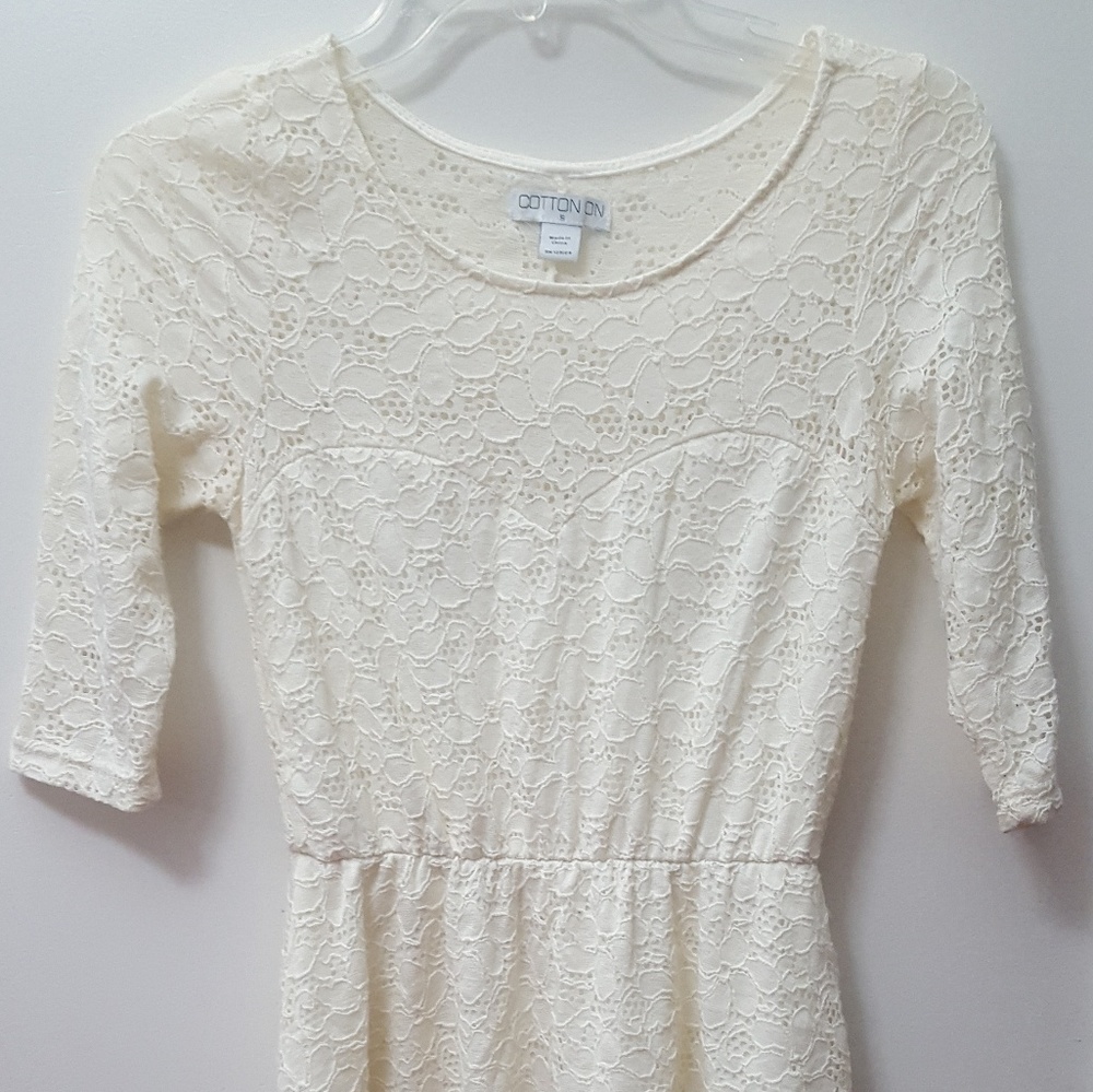 White Lace Dress