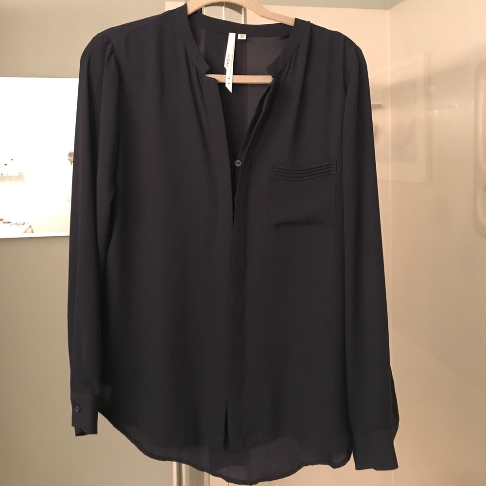 Navy Blouse - image 1