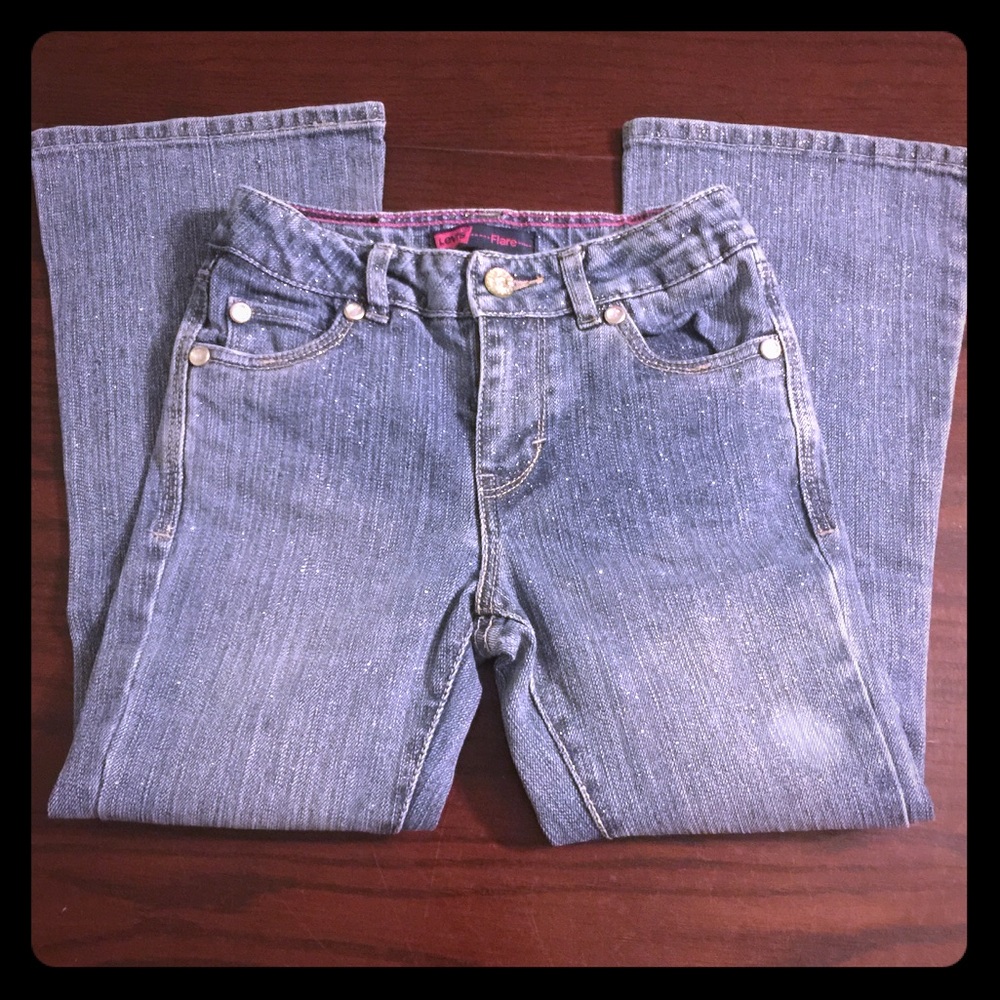 Girls Levi's Flare Sparkly Jeans