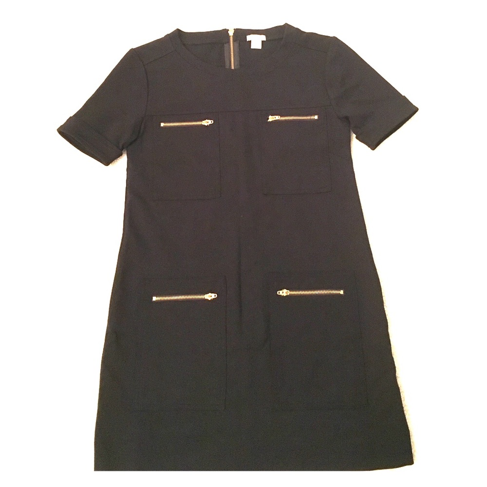 J crew black dress