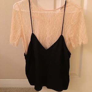 Zara Lace Shirt w/Tank