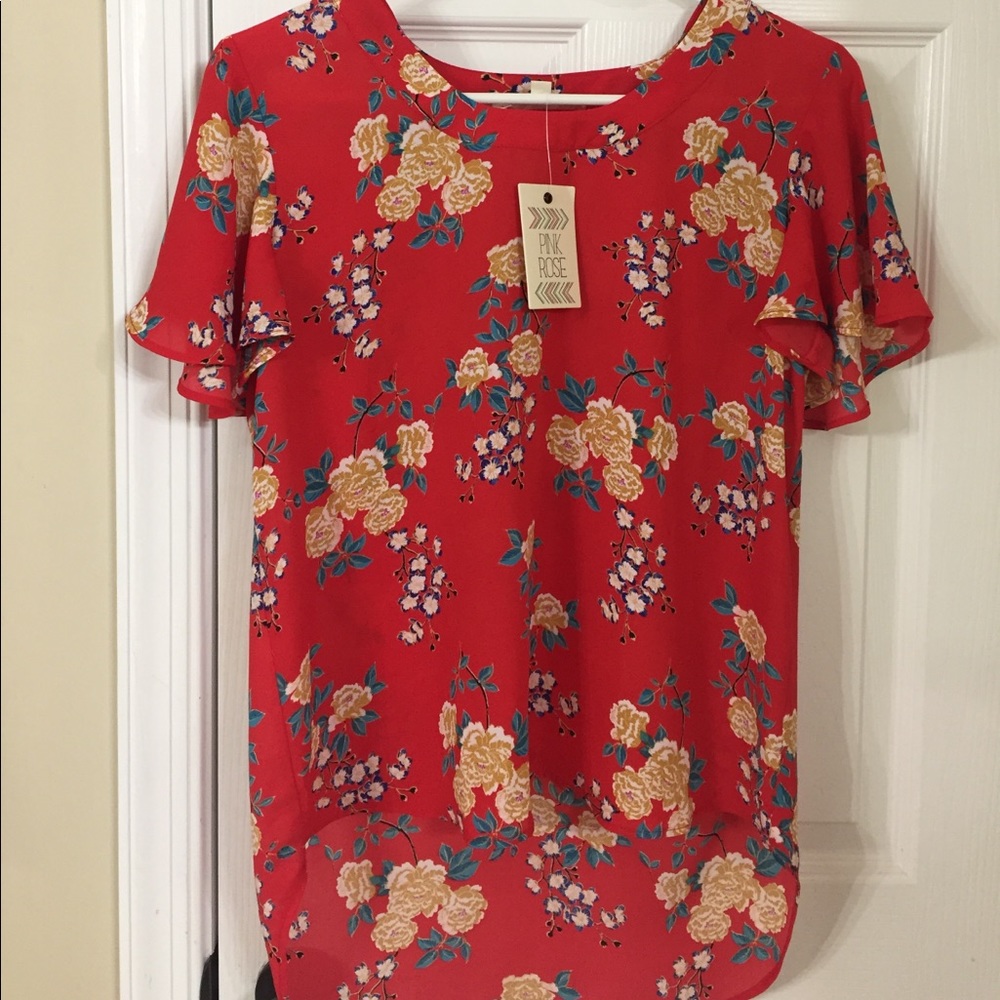 Beautiful Lightweight Blouse with Bell Sleeves