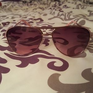 Pink Aviator Sunglasses