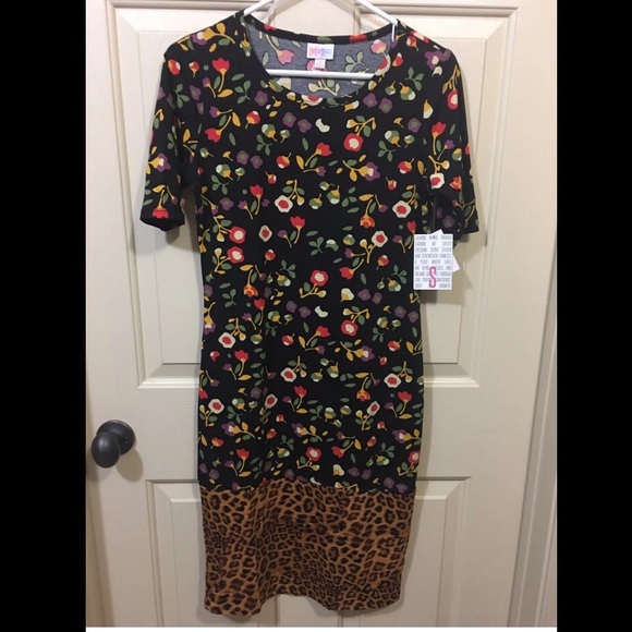 Floral Cheetah Dress