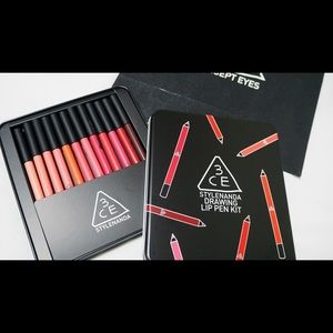 3CE stylenanda drawing lip pen kit