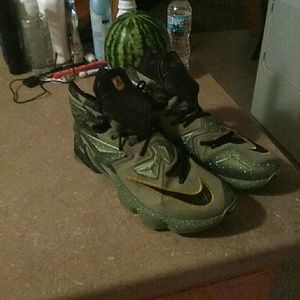 Green labron 13s