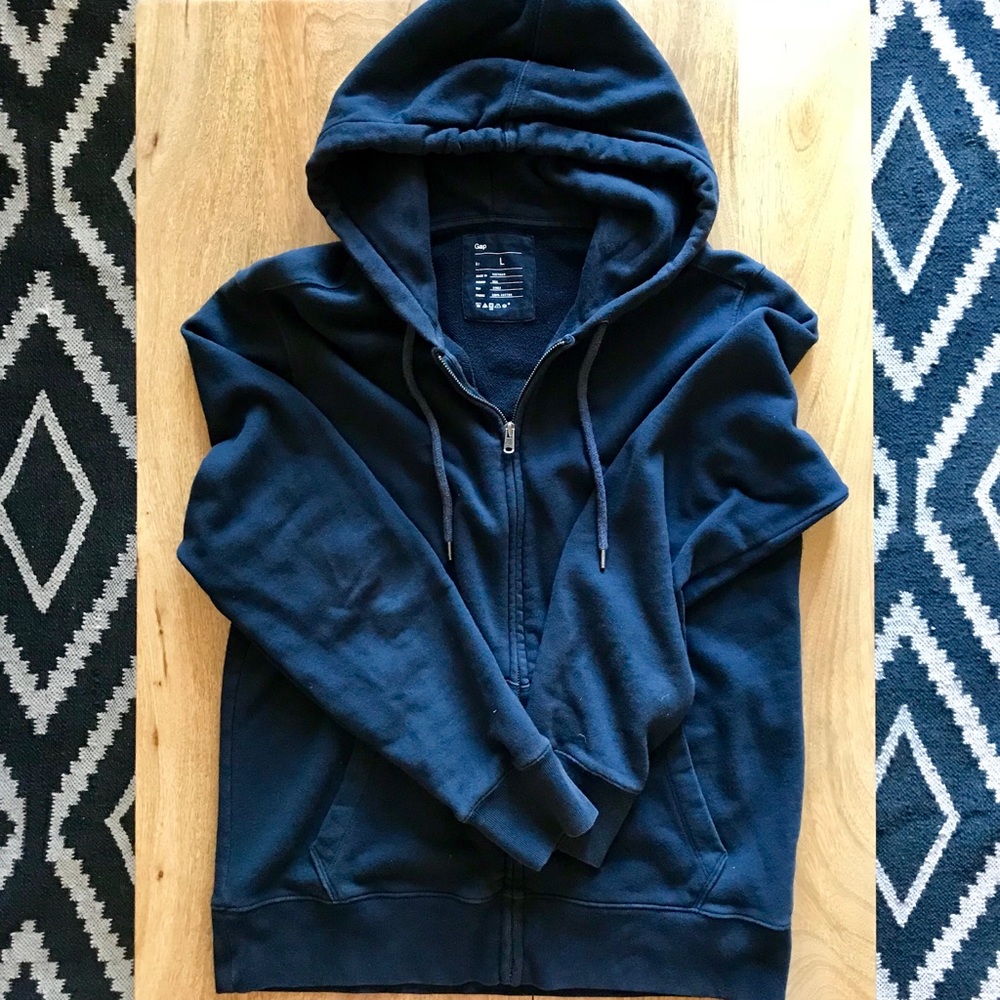 Navy Gap Hoodie