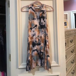 Tie die tshirt dress