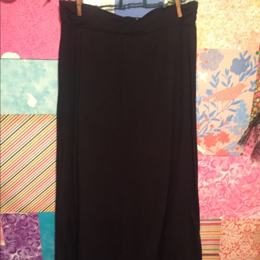 Long Black Maxi Skirt