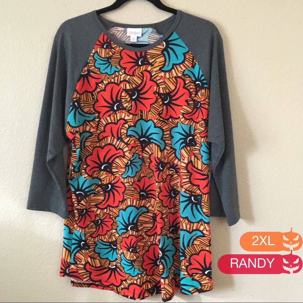 Fun and colorful baseball tee!