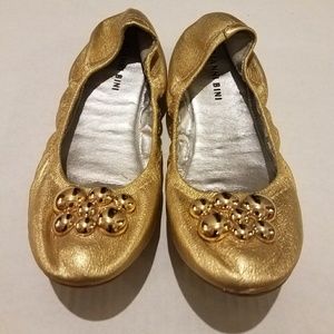 Gianni Bini Gold Genie Ballet Flat