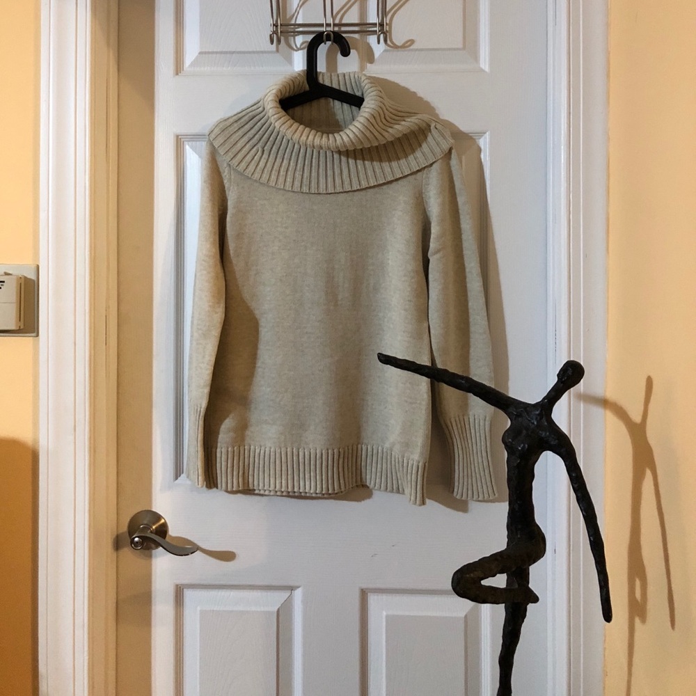 NAUTICA Beige Turtle Neck Sweater