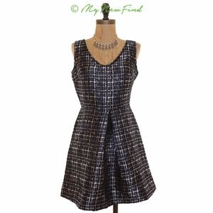 NWOT Soprano Juniors Metallic Pleated Skater Dress