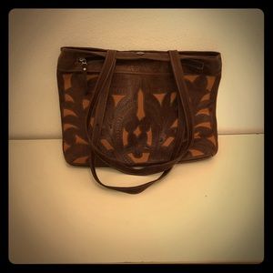 Brown beautiful detail purse