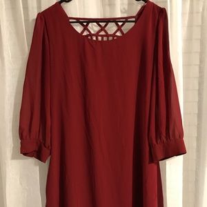 Maroon Dress