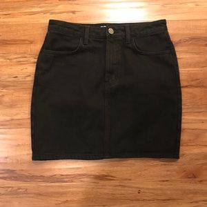 BDG Black Denim Mini Skirt