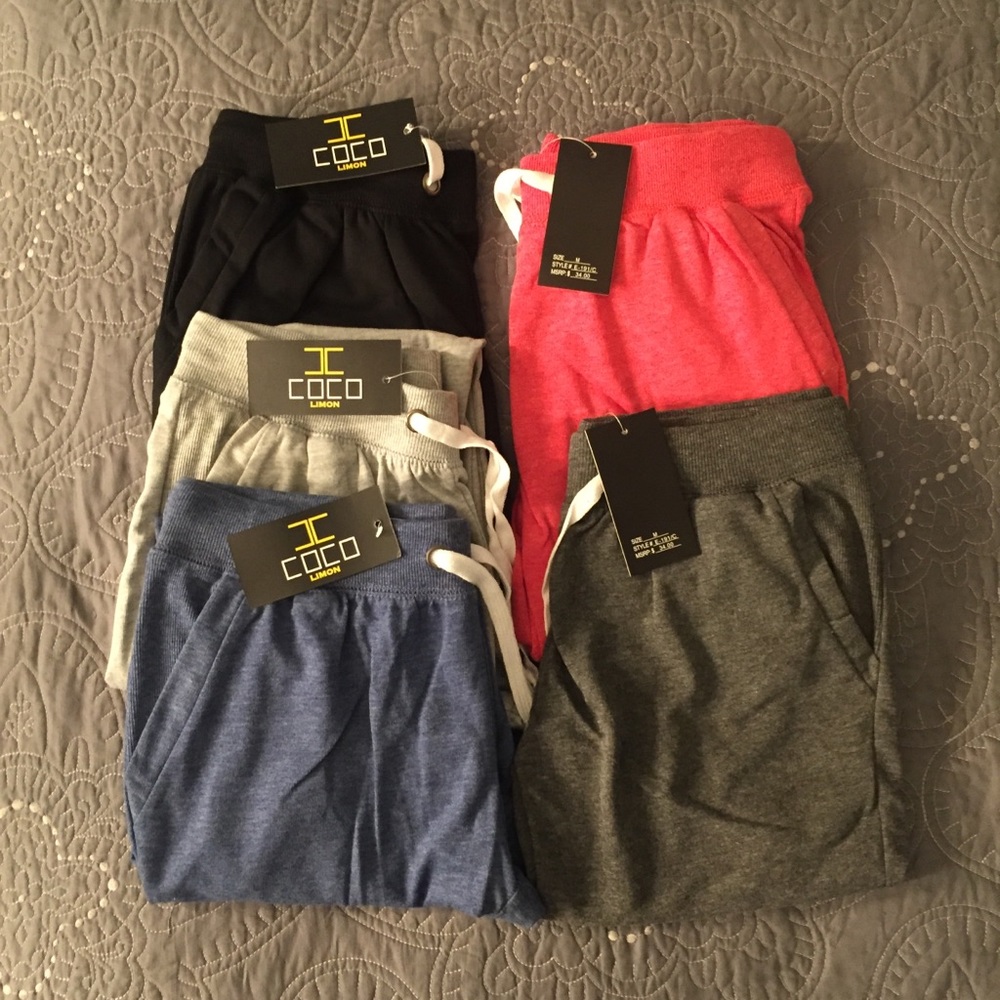 🛑SOLD🛑 5 pair Cotton Joggers Bundle NWT