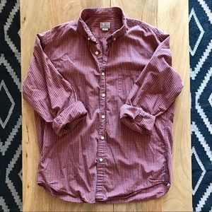 J. Crew Gingham Button-Down
