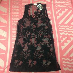 Urban Outfitters Pins and Needles Black Lace Top