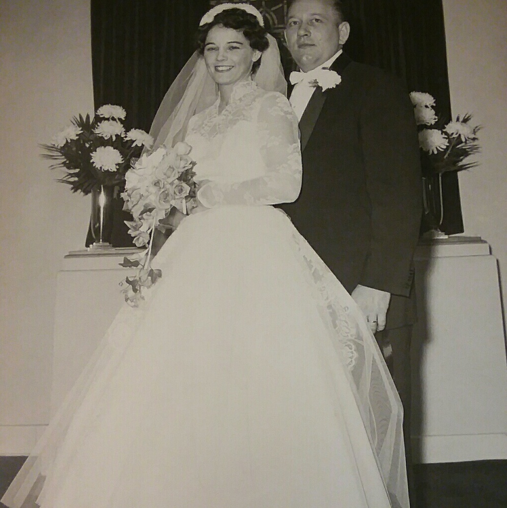 Vintage Wedding Dress c 1957