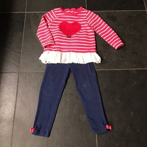 Gently used “Little Me” matching set - 3T girl
