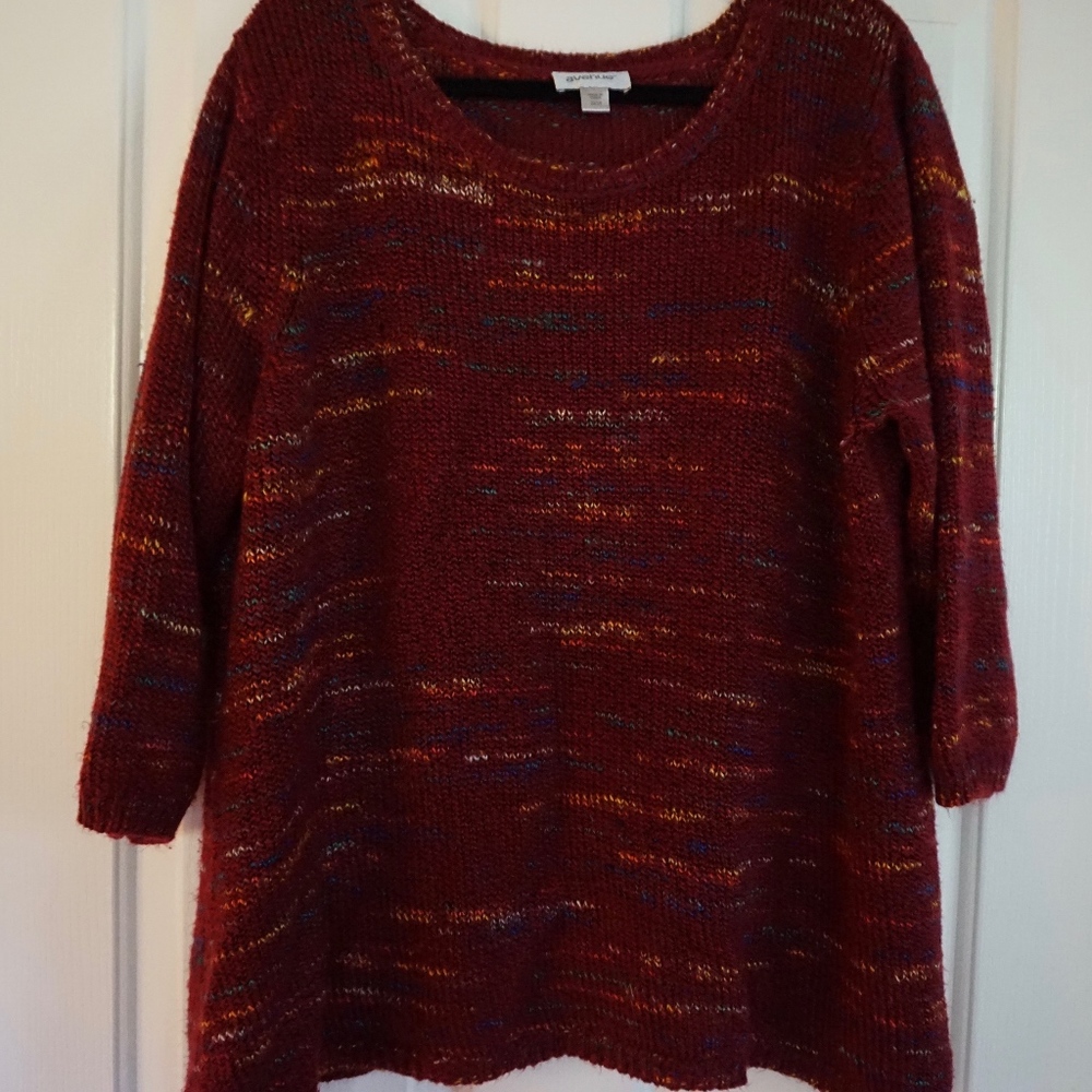 SALE!!! Burgundy Avenue Sweater