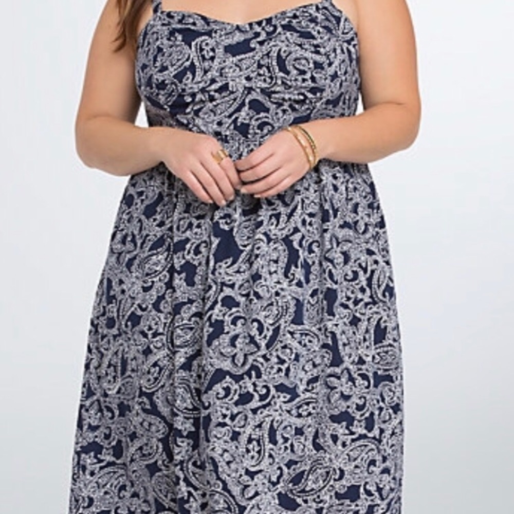 Paisley Print Challis Sundress