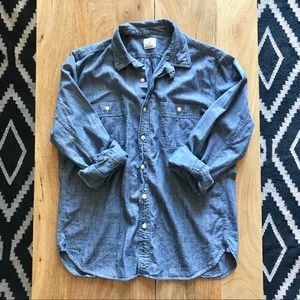 J. Crew Denim Chambray Button-Down